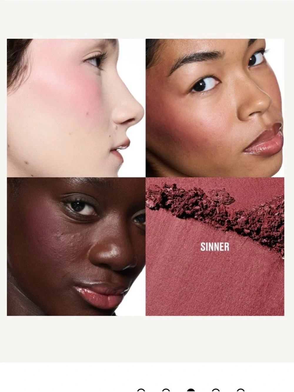 MAC Makeup Skinfinish Colorstruck Blush NIB Sinner .15oz/4.5g New Skin Colour.